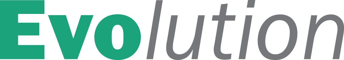 Evolution Text Logo
